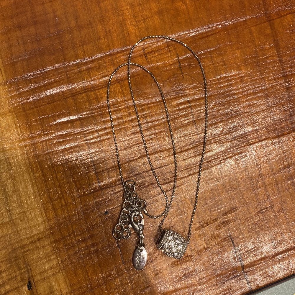 Adjustable Lia Sophia silver necklace